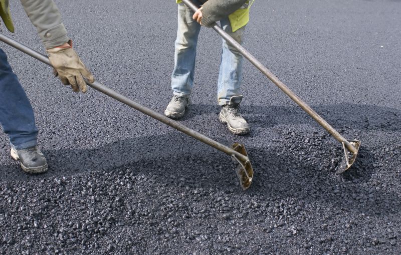 Residential Asphalt Paving Crew